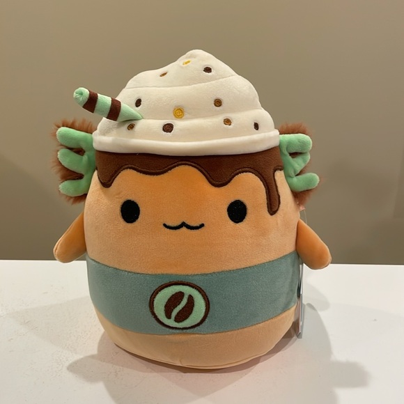 Squishmallows Other - NWT 8” Nakobe the Axolotl Latte Squishmallow - Crossover Squad
